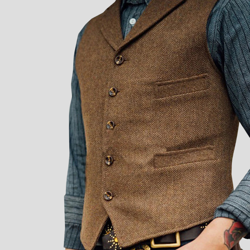 Gilet vintage pour homme