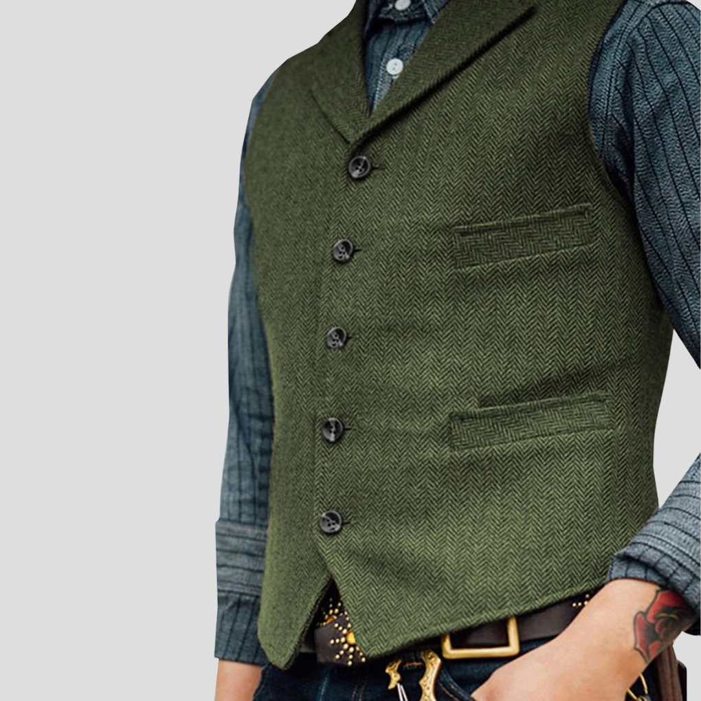Gilet vintage pour homme