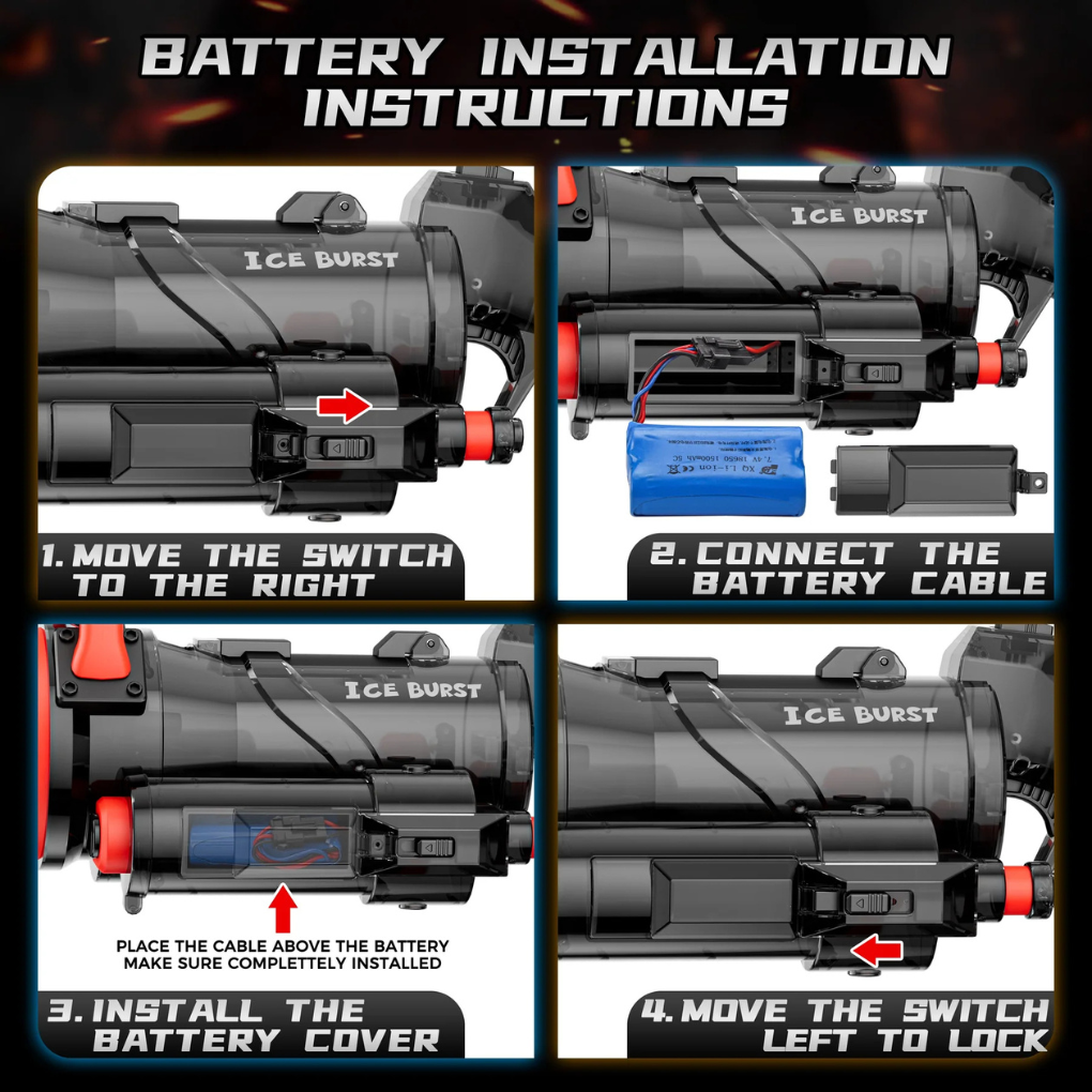 Fusil à eau automatique électrique