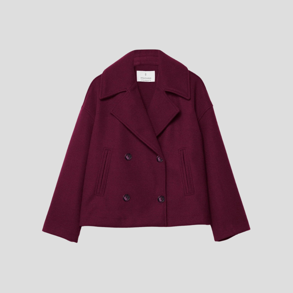 Manteau Croisé Chic – Élégant & Intemporel