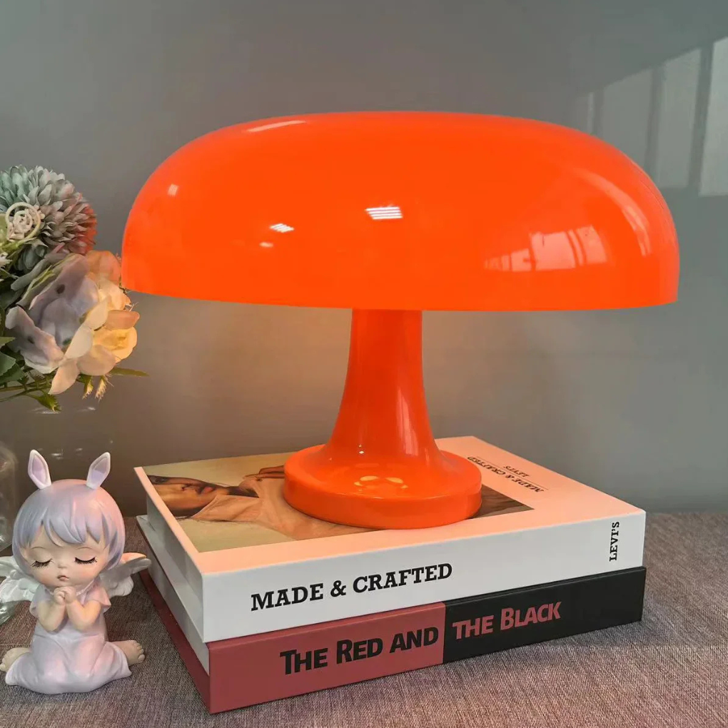 Lampe de table champignon rétro