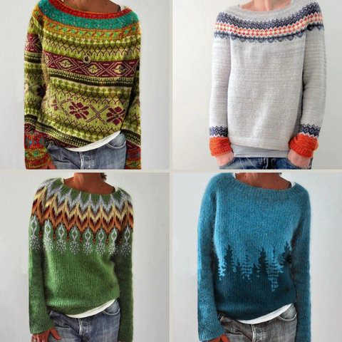 Anikka - Pull d'Hiver Chaud et Confortable