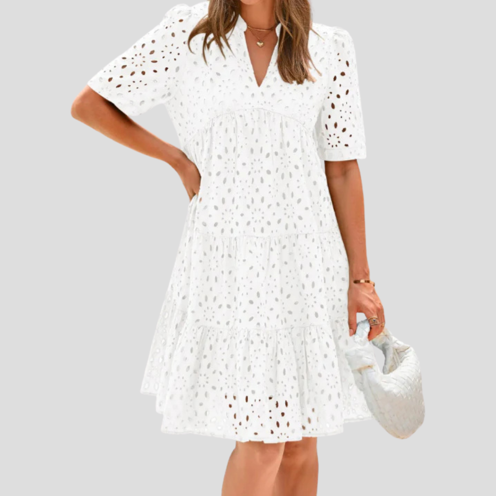 Robe d'été en crochet pour femme