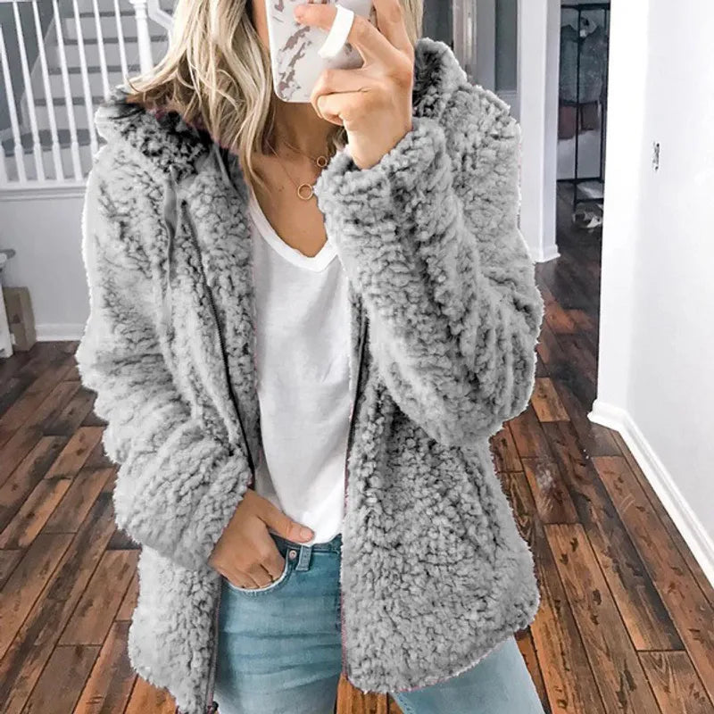 Winter Teddy Jacket pour Femme | Byrd - Veste Douillette d'Hiver