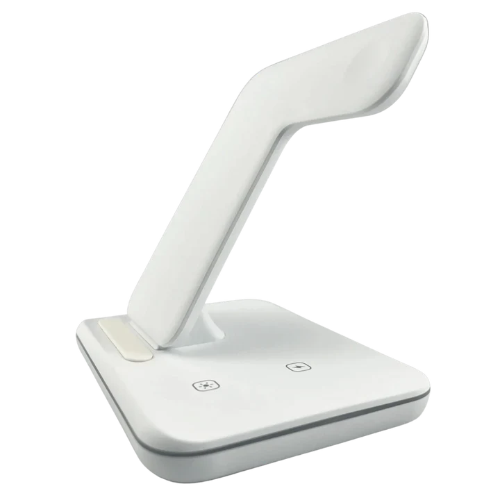 ChargePro - Station de Charge 3-en-1 pour Téléphone, Montre & Écouteurs - Design Minimaliste et Efficace