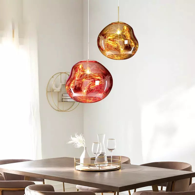 Lumière Fondante - Lampe Suspendue Designer Chic et Artistique