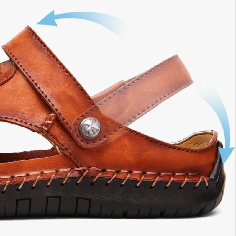 ConfortPlus - Sandales en Cuir Orthopédiques pour un Style Élevé et Durable