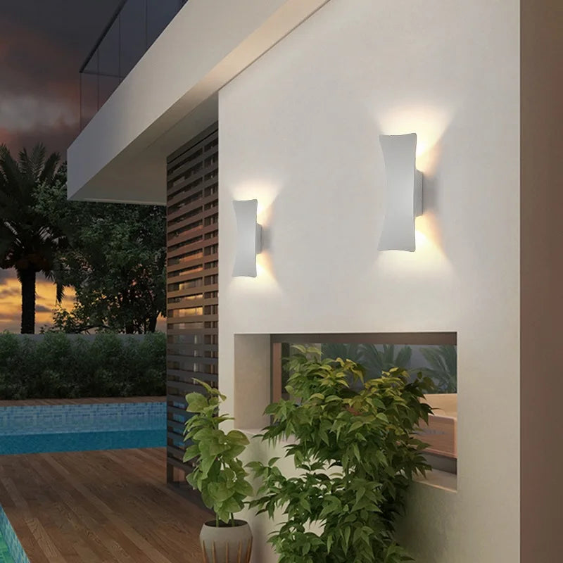 LumièreStyle - Applique Murale Extérieure Minimaliste LED, Design Élégant et Économie d'Énergie