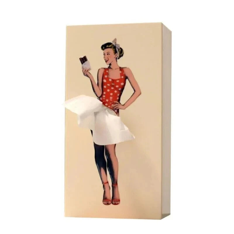 TissuChic - Distributeur de Mouchoirs Vintage avec Effet Flottant Amusant