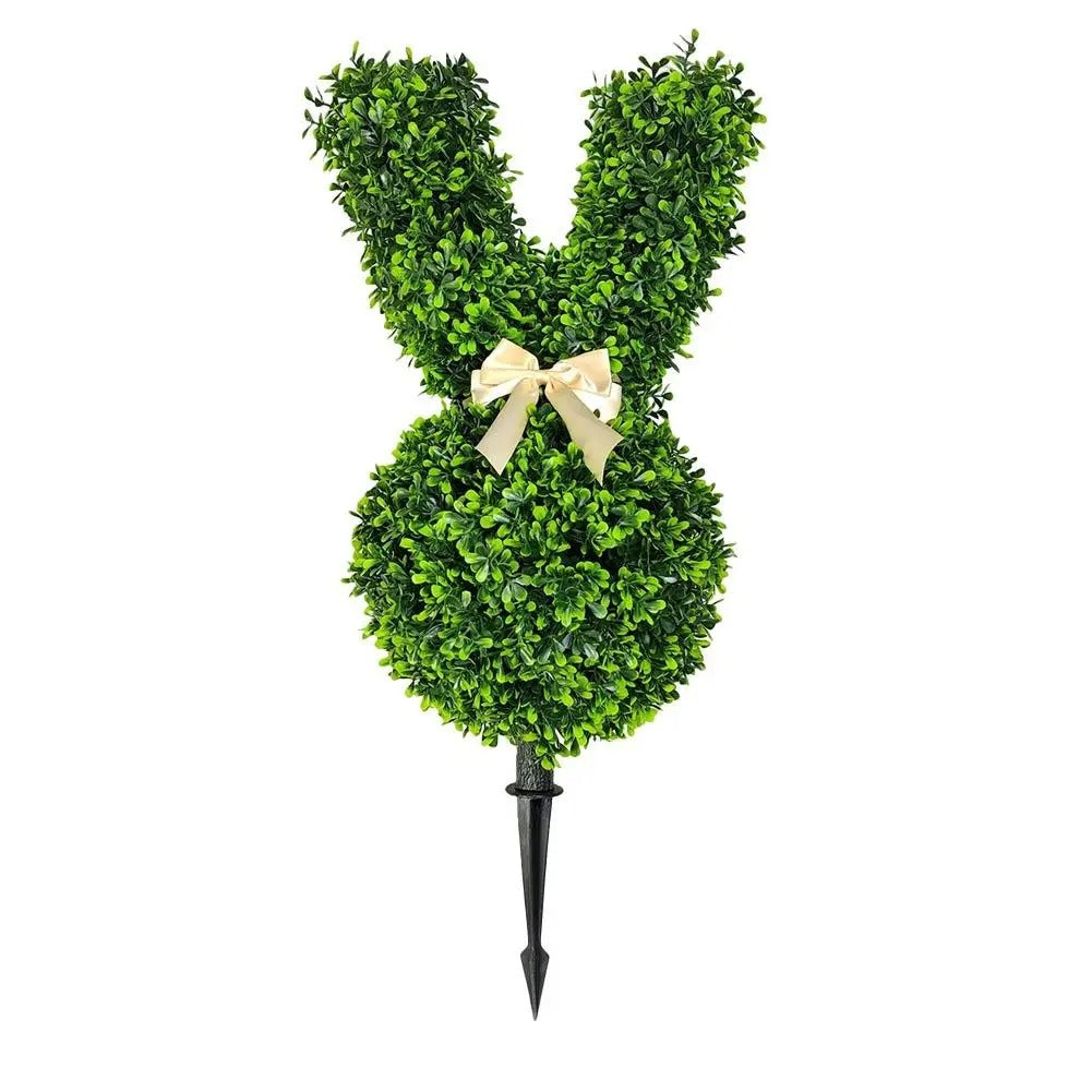 SpringVibes - Topiaire Lapin Vert pour une Déco Fraîche et Élégante