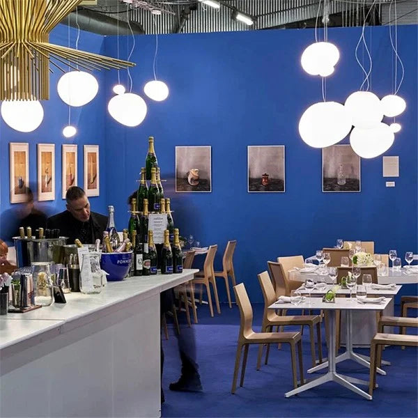 LumièreZen - Suspension en Verre Soufflé pour Une Ambiance Douce