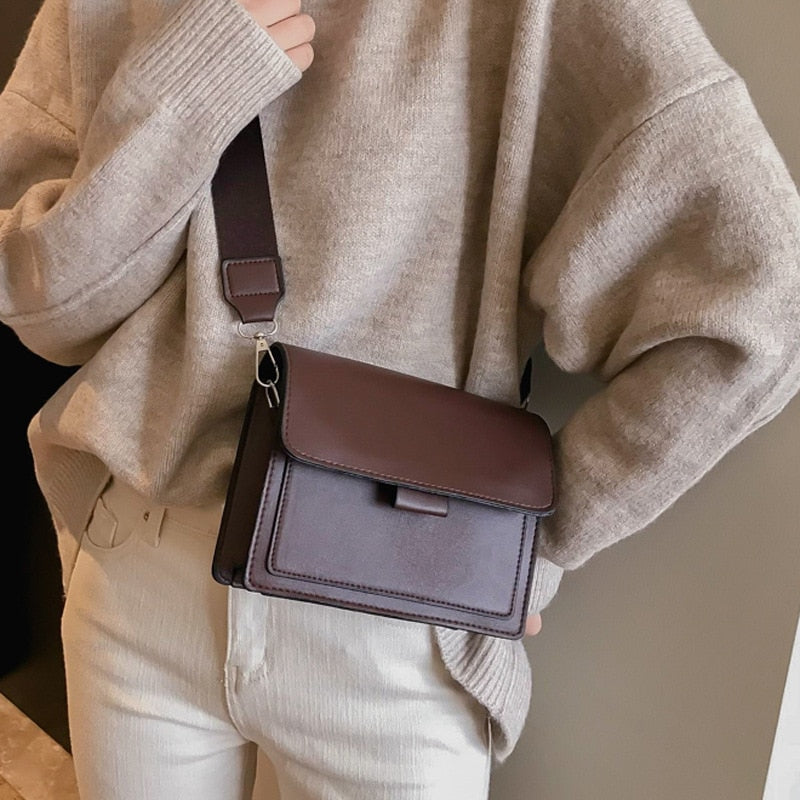ChicStyle - Sac Bandoulière Vintage en Cuir Durable