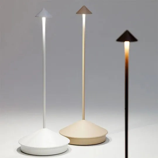 Salume - Lampe de Table LED Minimaliste | Éclairage Sans Fil, Étanche et Dimmable