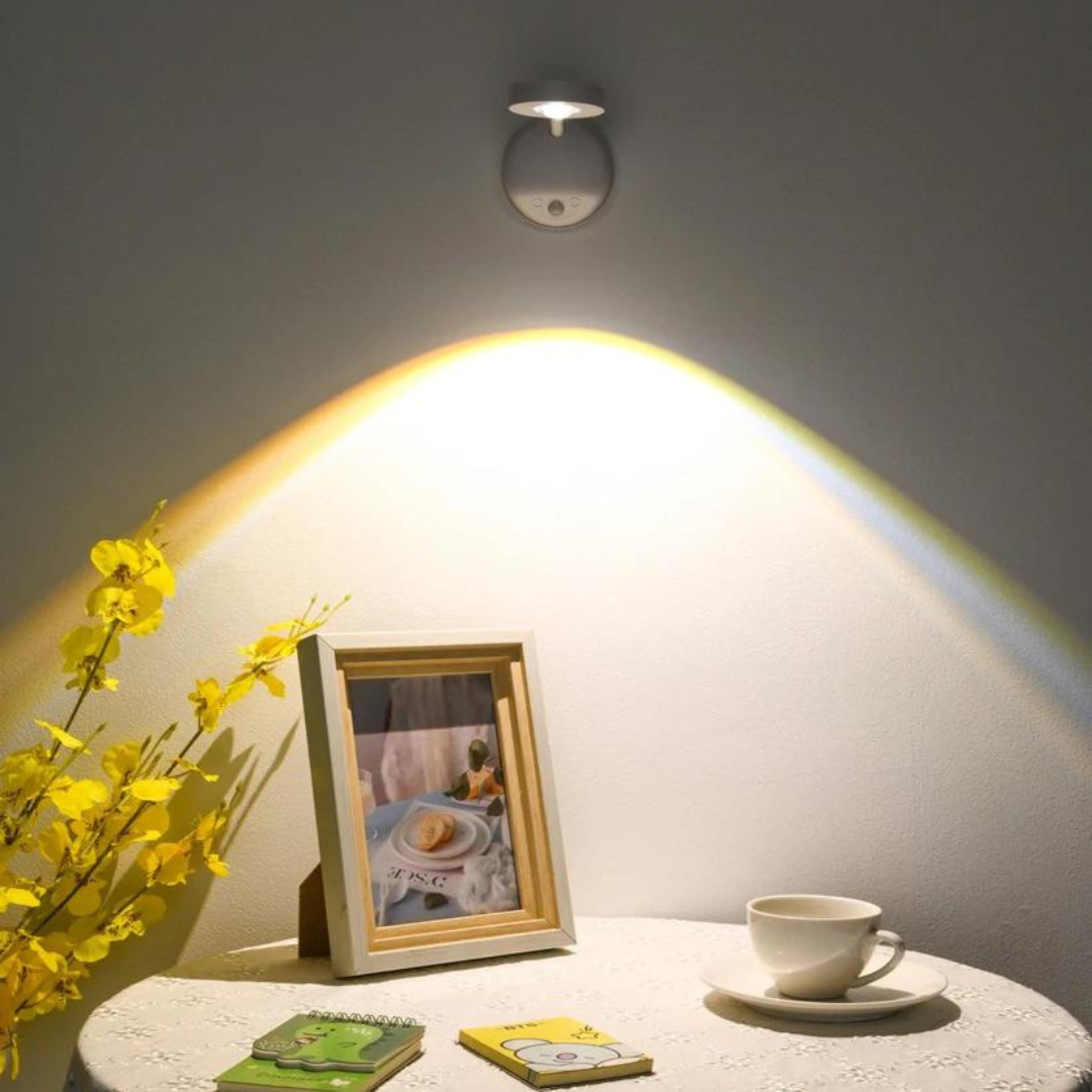 LumiGlow - Spot LED Sans Fil avec Détecteur de Mouvement pour Ambiance Parfaite