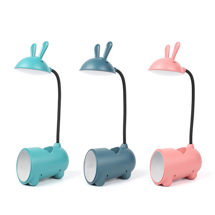 LumiStylish - Lampe de Bureau LED Tactile en Forme de Lapin pour Stylish Workspace