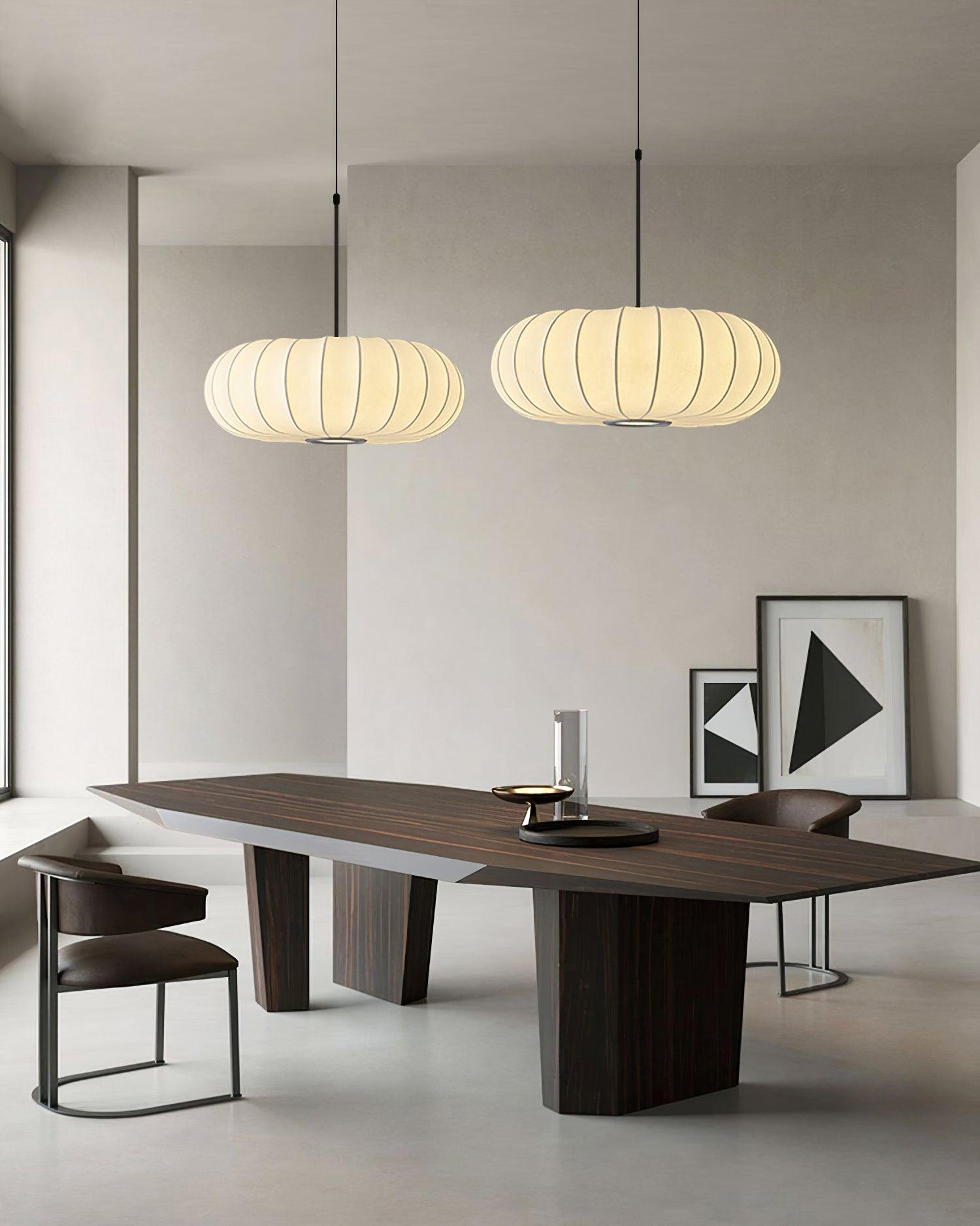 LumineuxDesign - Lampe Suspended Minimaliste en Bois Naturel