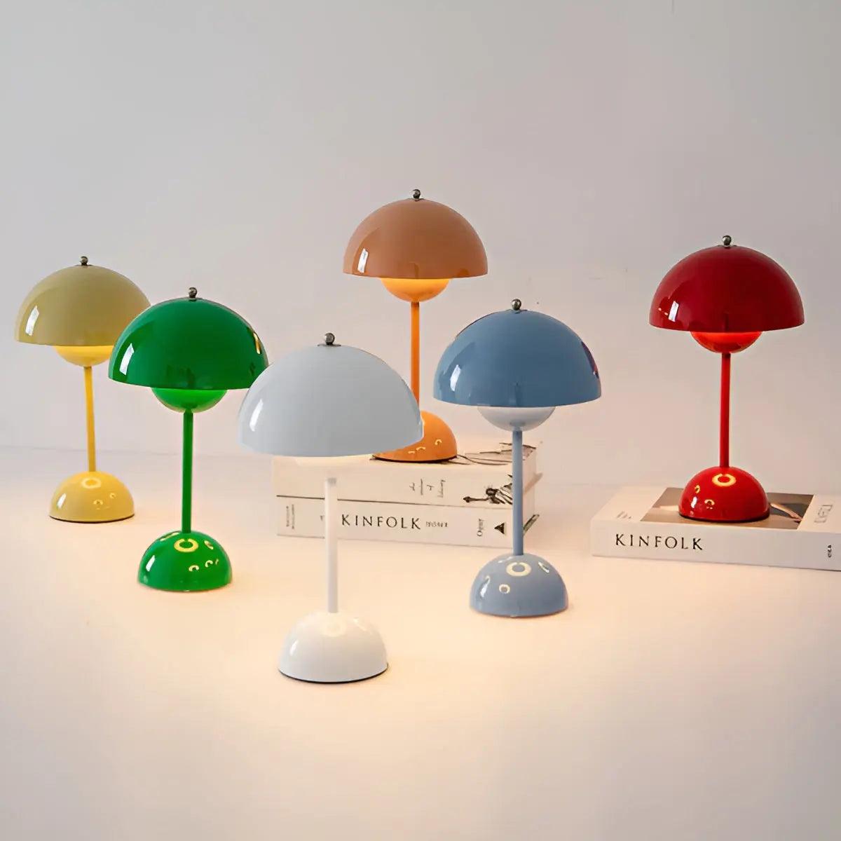 LumiTendance - Lampe de table moderne en acier inoxydable