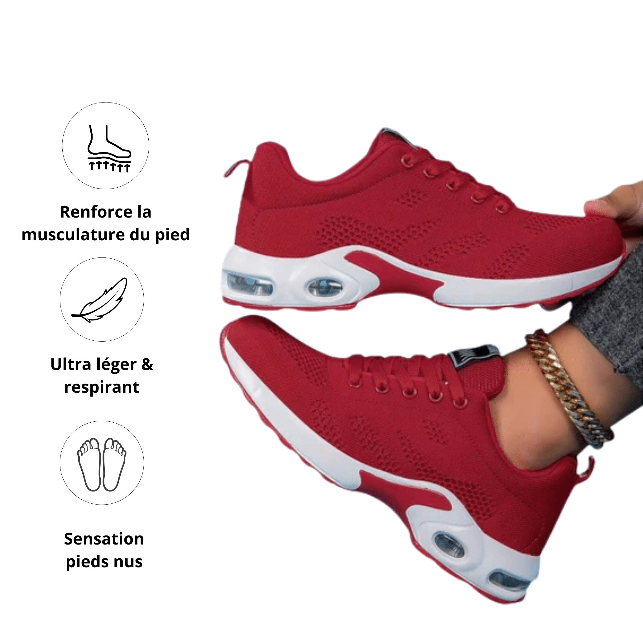 ErgoBoost - Chaussures de sport pour un soutien idéal et un confort ultime
