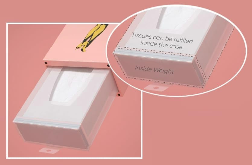 TissuChic - Distributeur de Mouchoirs Vintage avec Effet Flottant Amusant