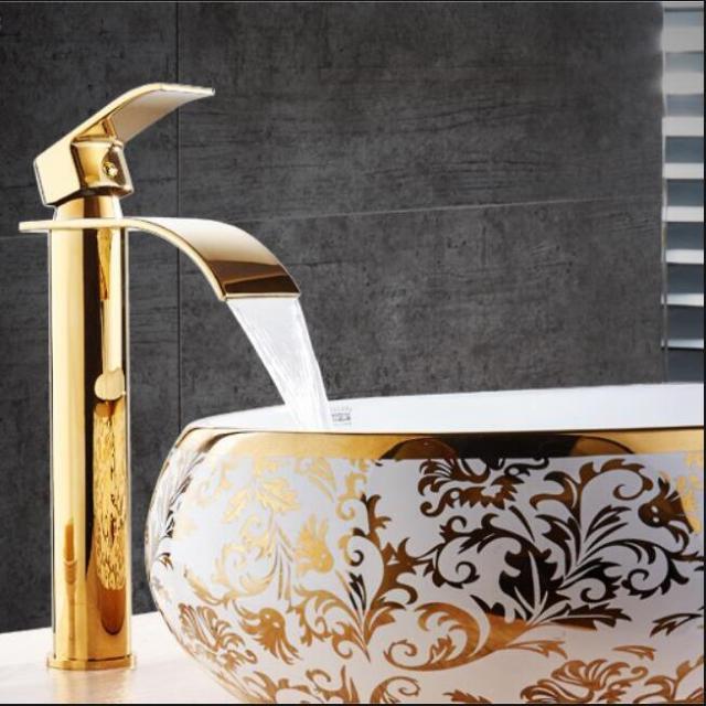 Colten - Robinet de Lavabo Cascade en Laiton