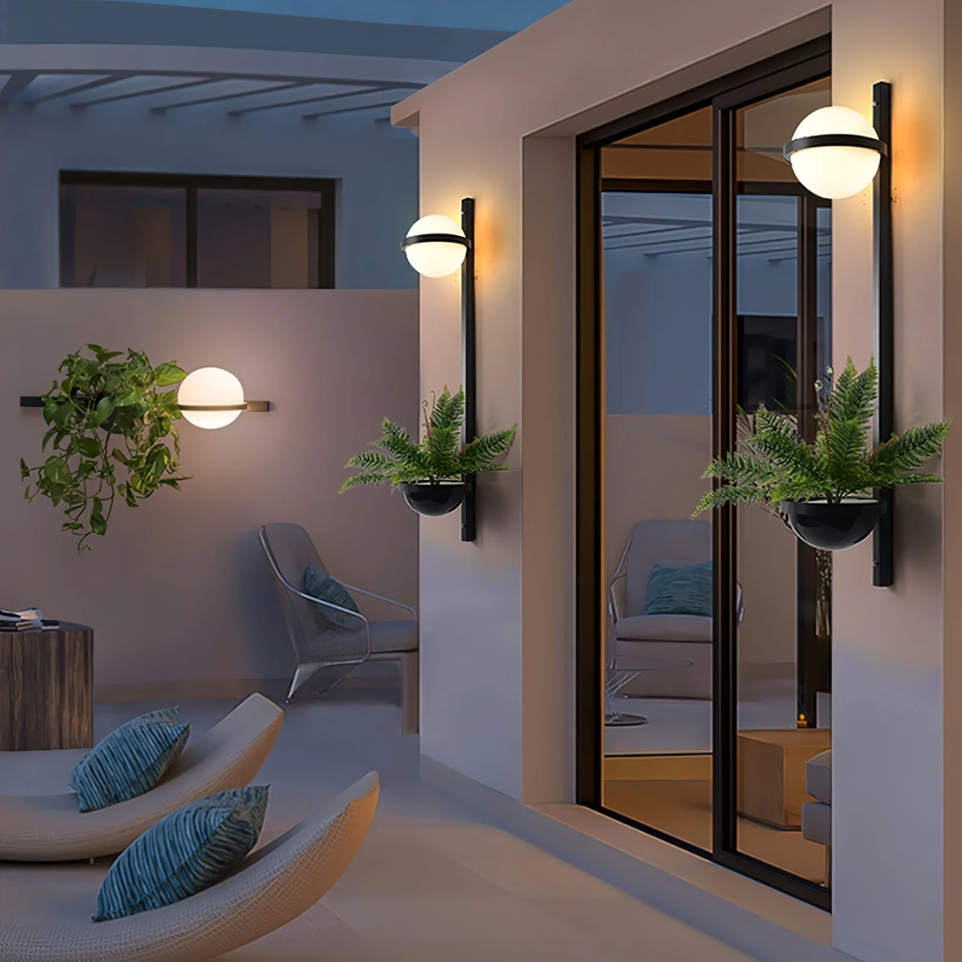 LumiTech - Applique Murale LED Extérieure Chic et Énergétiquement Efficace