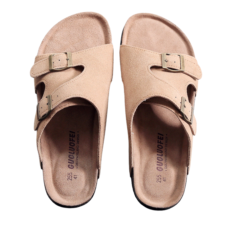 ConfortStyle - Sandales en cuir pour hommes, confort ultime et style moderne