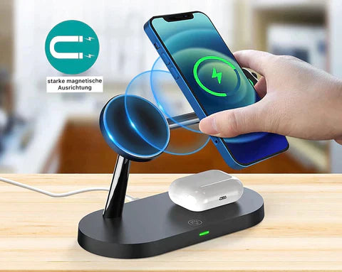 PowerBoost - Station de Charge 3-en-1 Sans Fil pour Recharge Rapide et Sécurisée