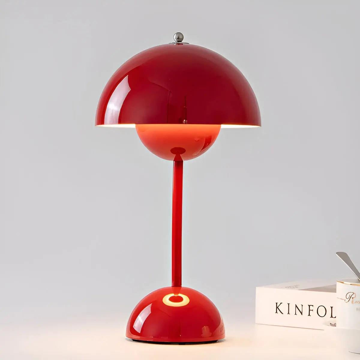 LumiTendance - Lampe de table moderne en acier inoxydable