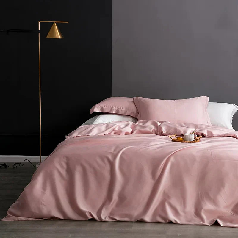 Ornamy - Housse de Couette en Coton Doux pour un Confort Optimal
