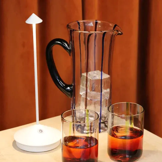 Salume - Lampe de Table LED Minimaliste | Éclairage Sans Fil, Étanche et Dimmable