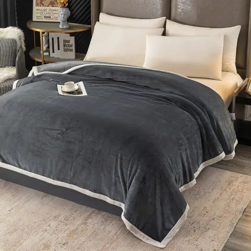 Couverture en Fleece Polyester Épaisse