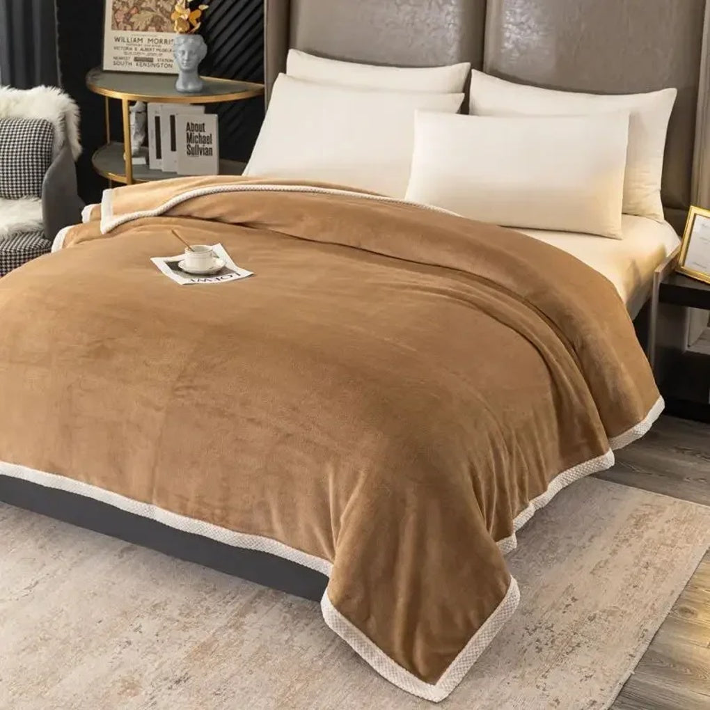 Couverture en Fleece Polyester Épaisse