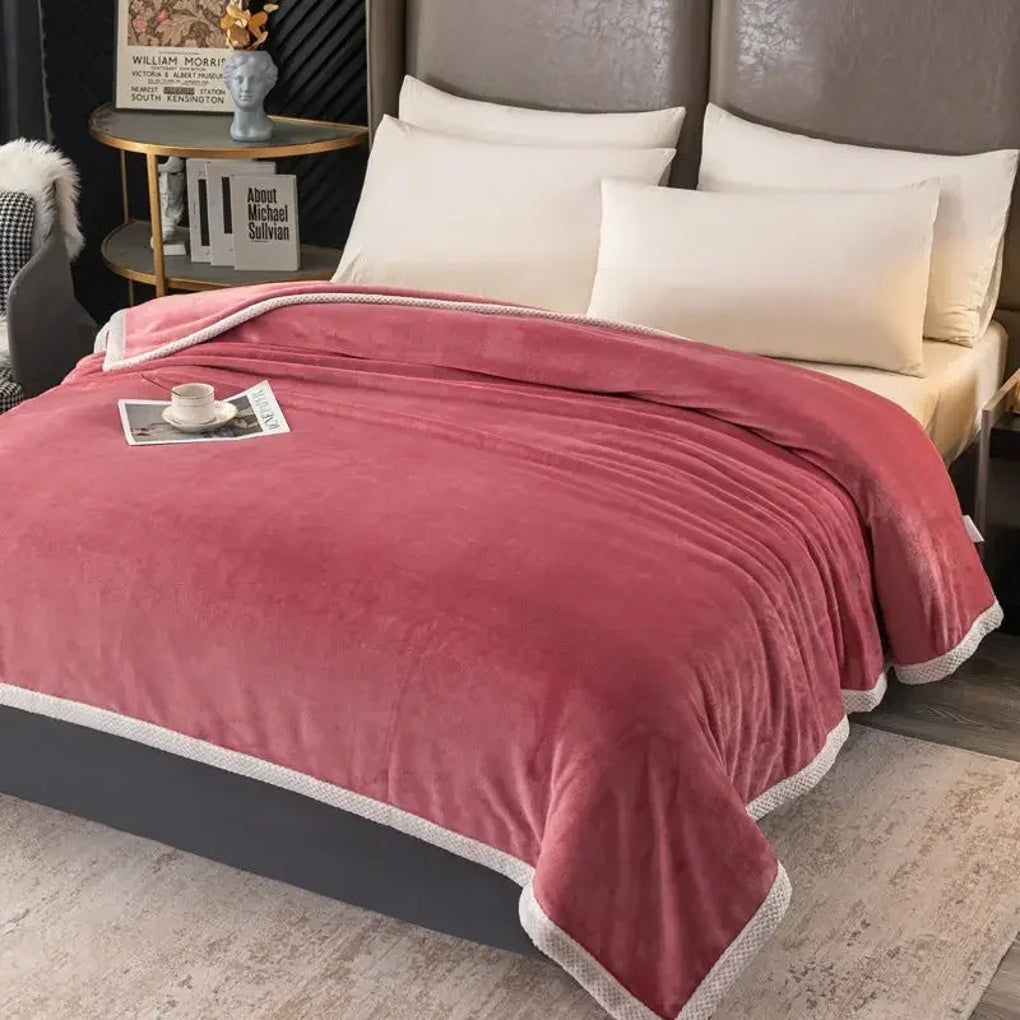 Couverture en Fleece Polyester Épaisse