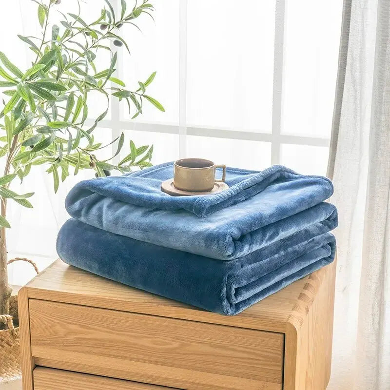Couverture Flanelle Épaissie pour Automne et Hiver | Douceur Exceptionnelle - Binabi