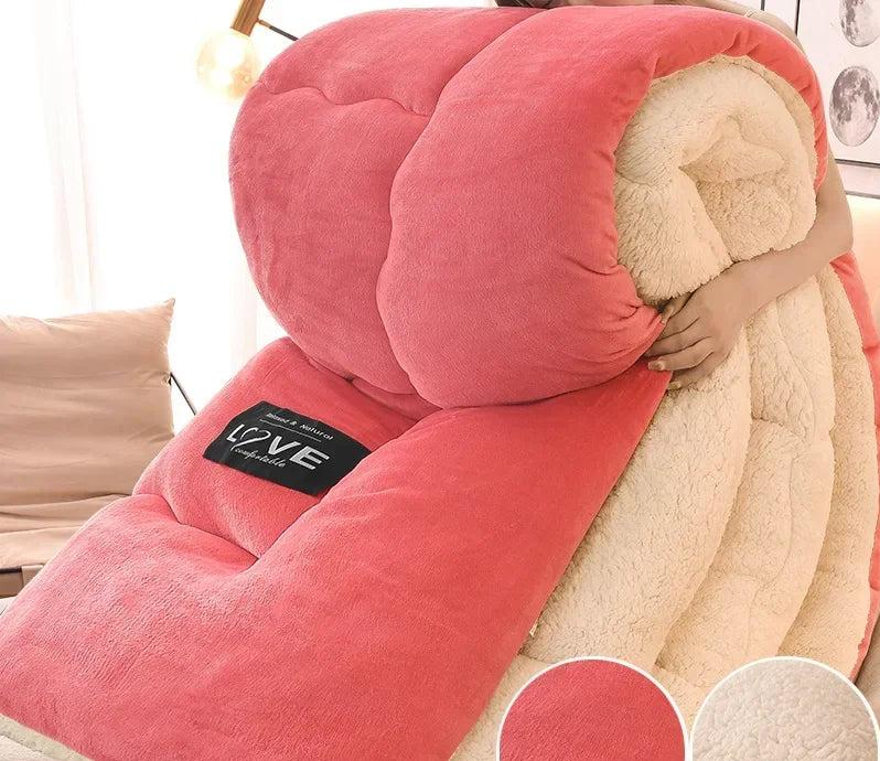 Couette Épaisse en Flanelle Double pour l'Hiver - Rypat