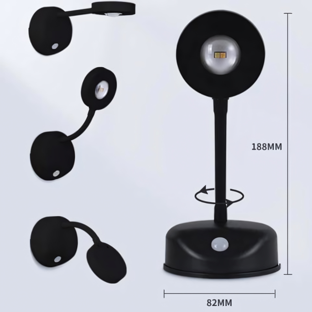 LumiGlow - Spot LED Sans Fil avec Détecteur de Mouvement pour Ambiance Parfaite