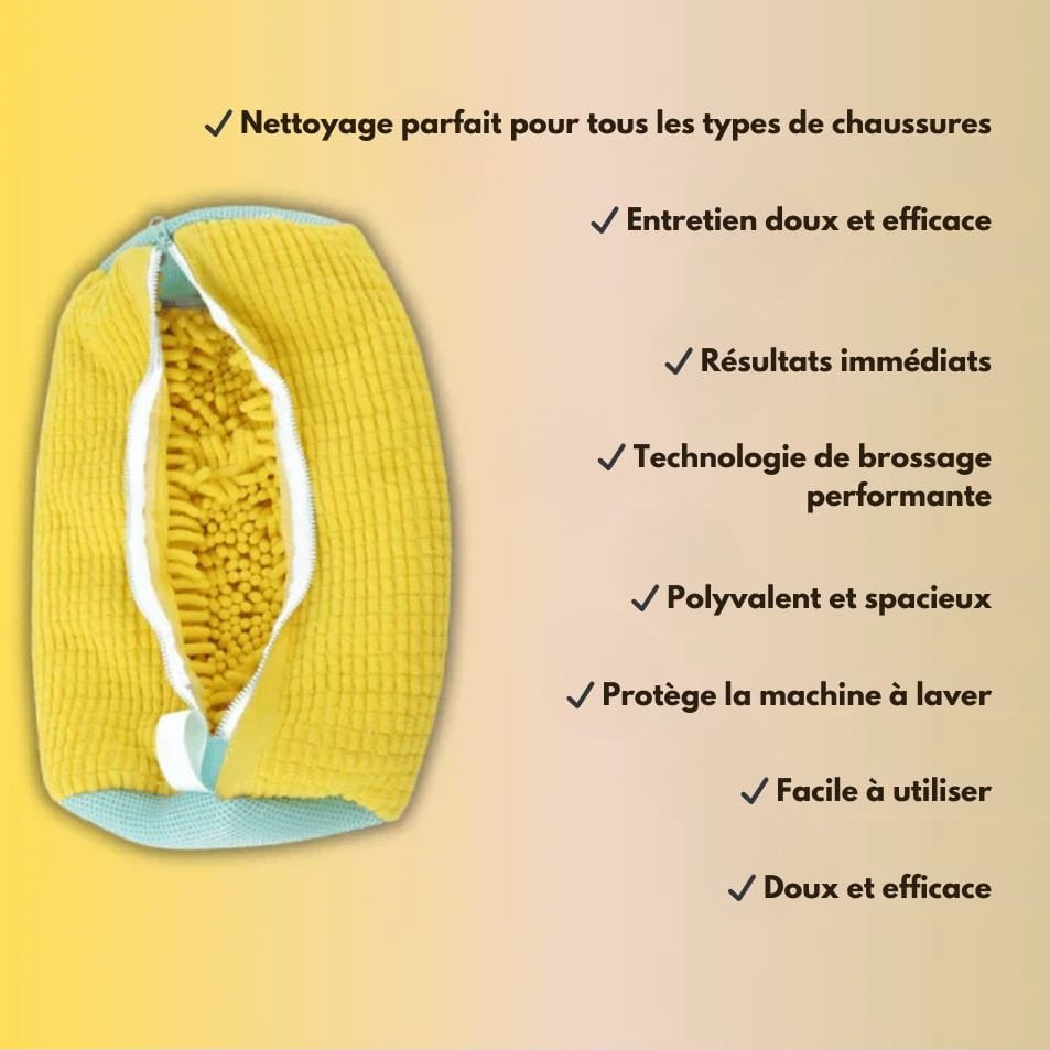 ShoeShine - Sac de Nettoyage Rapide pour Chaussures en Profondeur