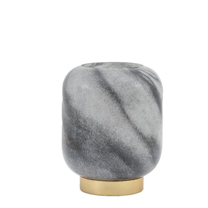 Luminovox - Lampe sans Fil Éffet Marbre Noir pour Ambiance Parfaite