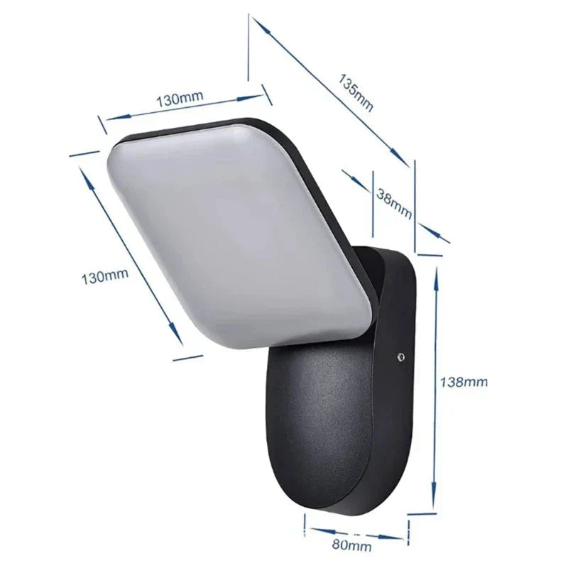 LumiGuard - Lampe Extérieure Intelligente avec Détection de Mouvement