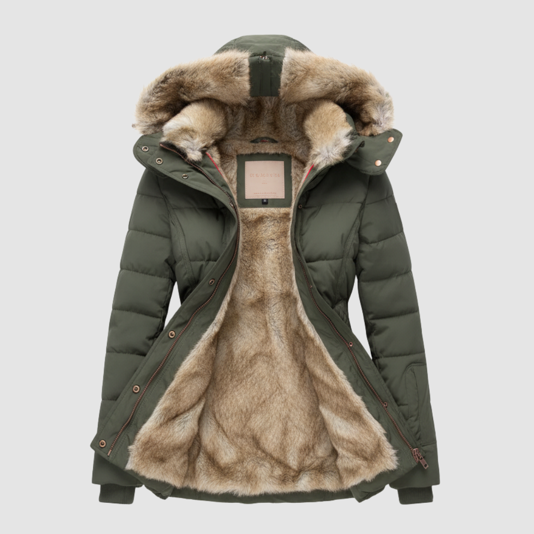 Veste Matelassée à Capuche pour Femme