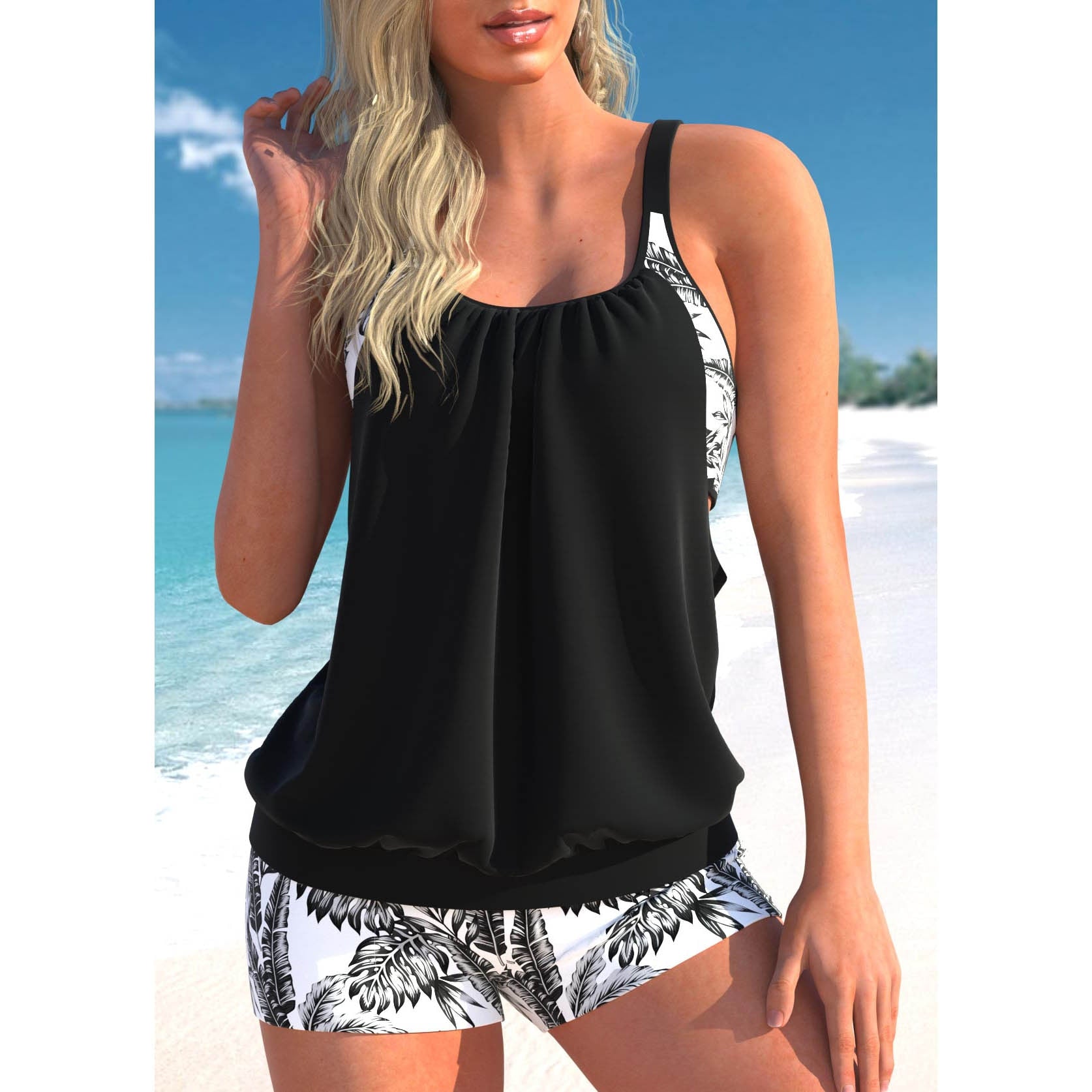 TidalTrend | Tankini Deux Pièces pour Femmes