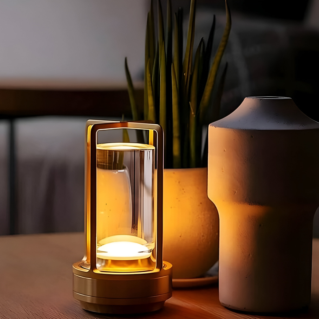 ElegantLight - Lampe de Table Étanche et Portable pour un Éclairage Stylé