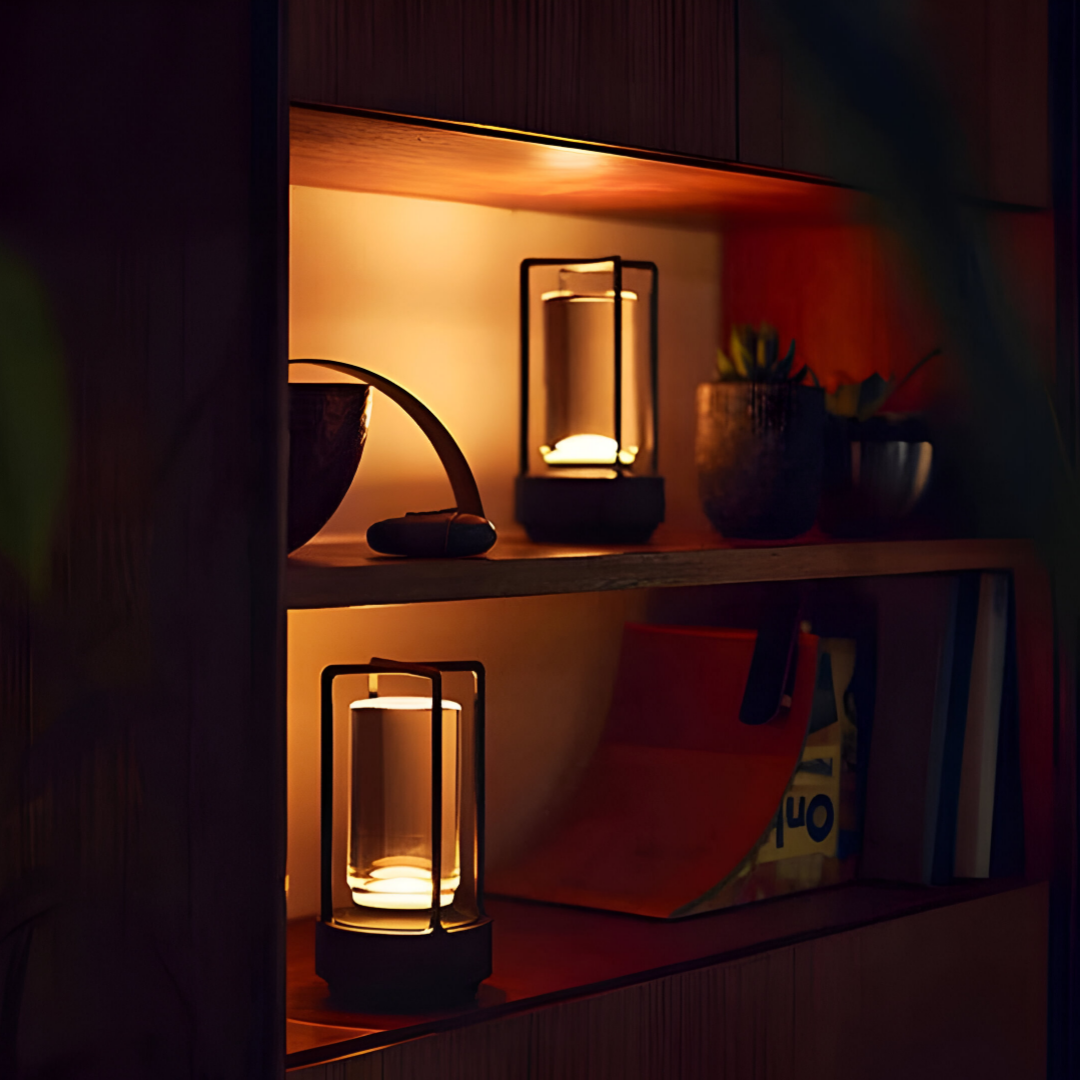ElegantLight - Lampe de Table Étanche et Portable pour un Éclairage Stylé