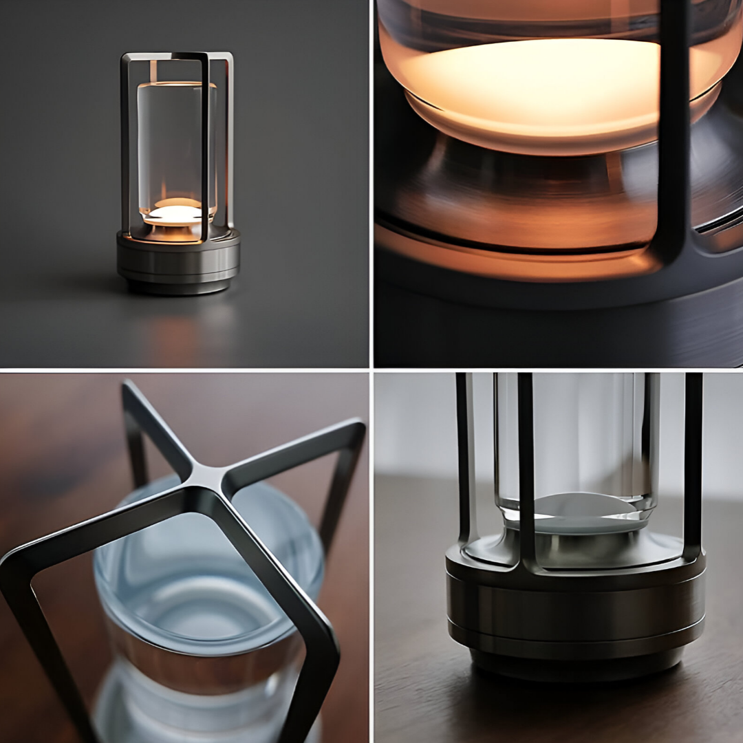 ElegantLight - Lampe de Table Étanche et Portable pour un Éclairage Stylé