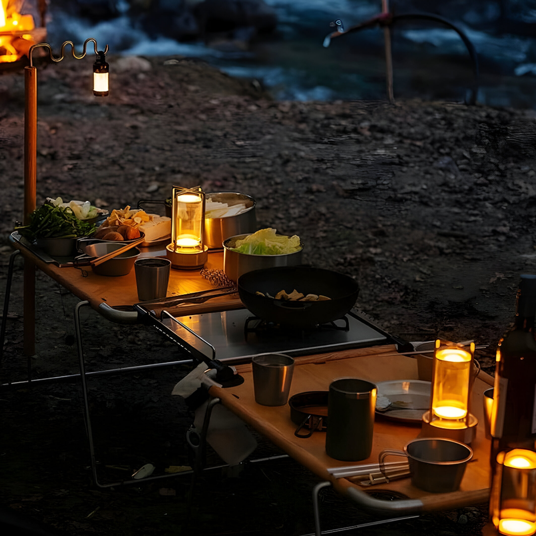 ElegantLight - Lampe de Table Étanche et Portable pour un Éclairage Stylé