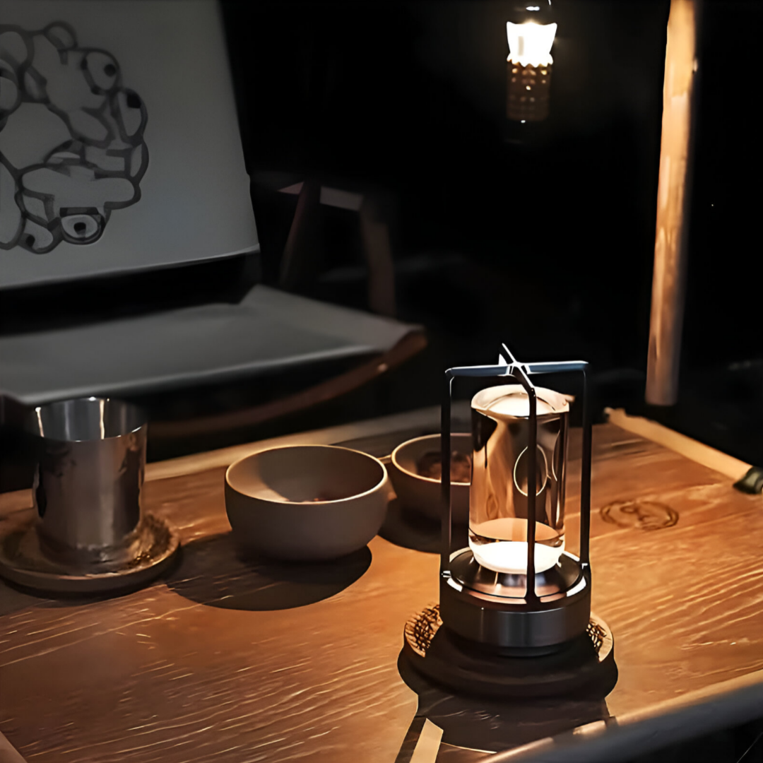 ElegantLight - Lampe de Table Étanche et Portable pour un Éclairage Stylé