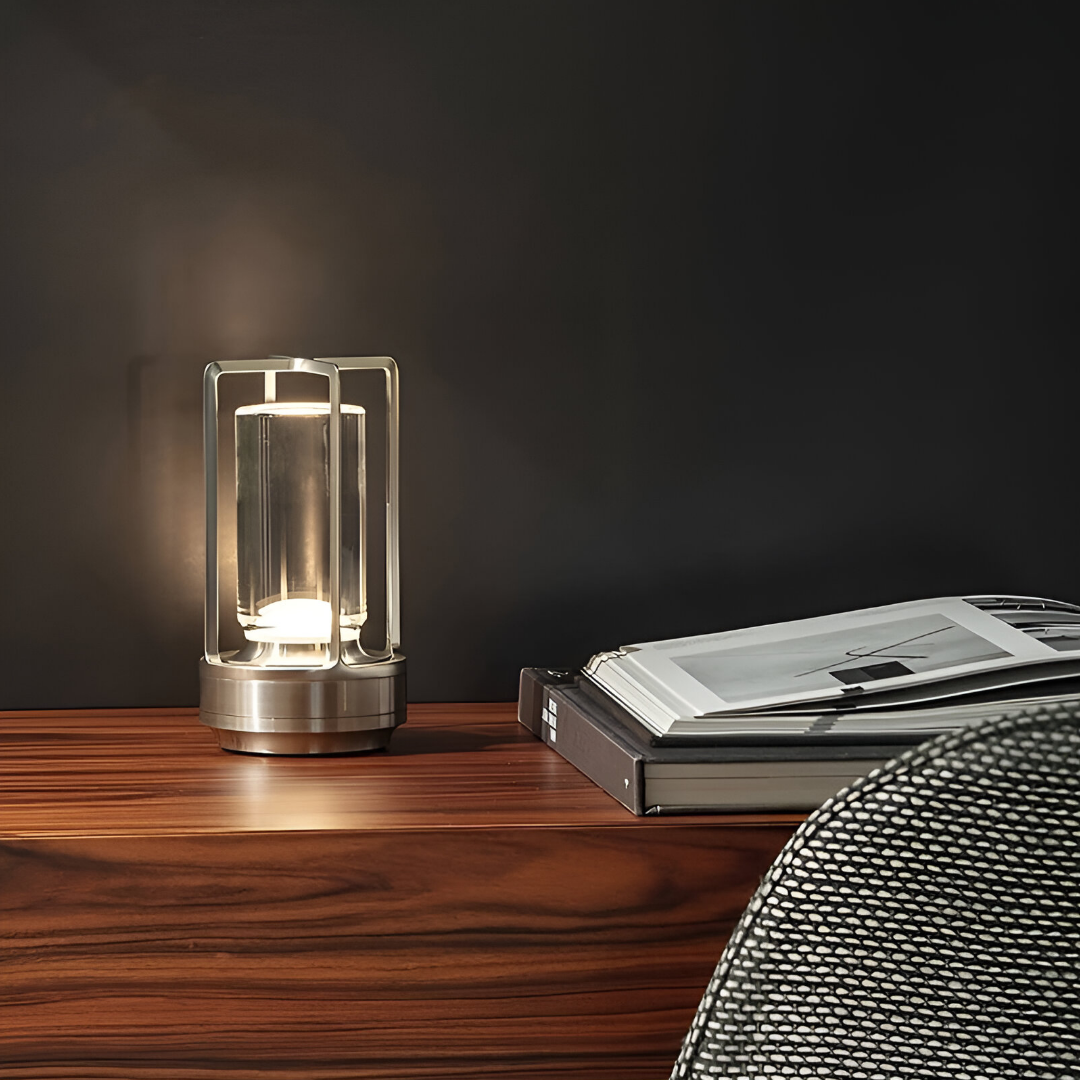 ElegantLight - Lampe de Table Étanche et Portable pour un Éclairage Stylé