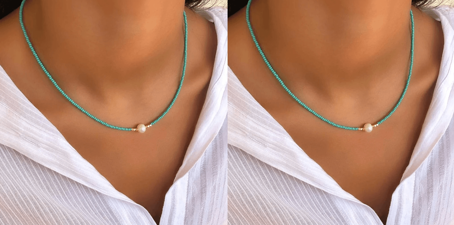 Pocket Pearl - Collier avec Perles Naturelles