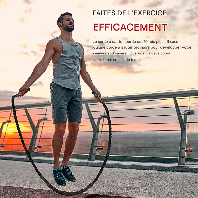 Corde à sauter réglable PowerJump