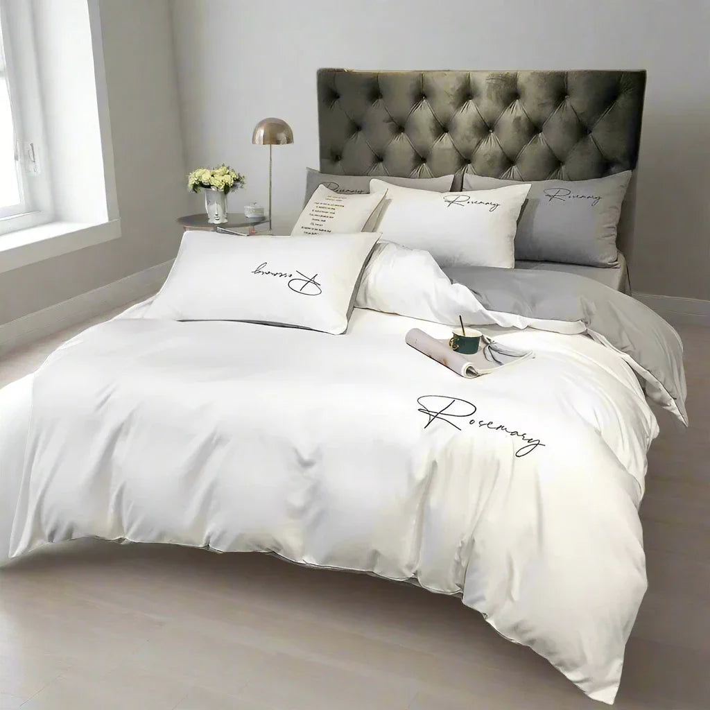 ChicSleep - Housse de Couette en Coton Doux 240x220 pour un Confort Optimal
